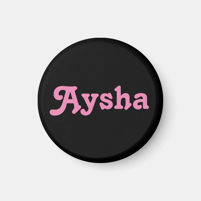 Magnet Aysha (Framsidan)