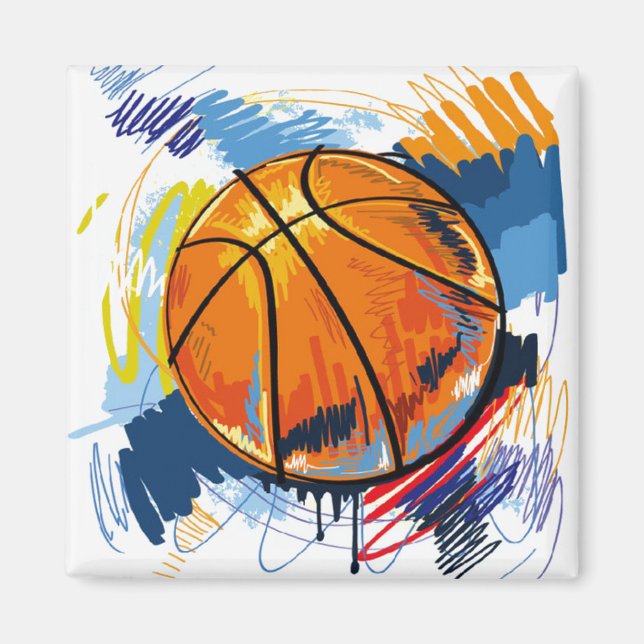 Magnet-Basketball Magnet (Framsidan)