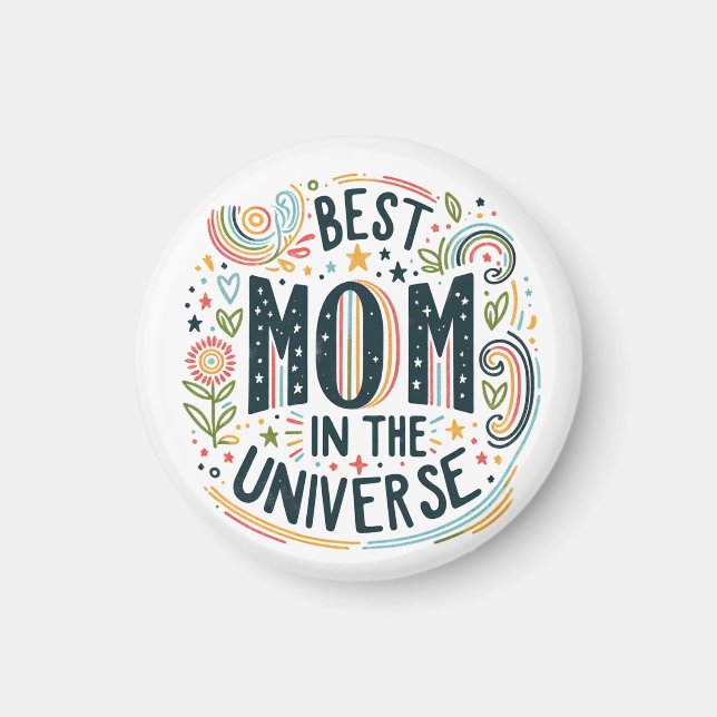 Magnet Best Mamma i Universe (Framsidan)