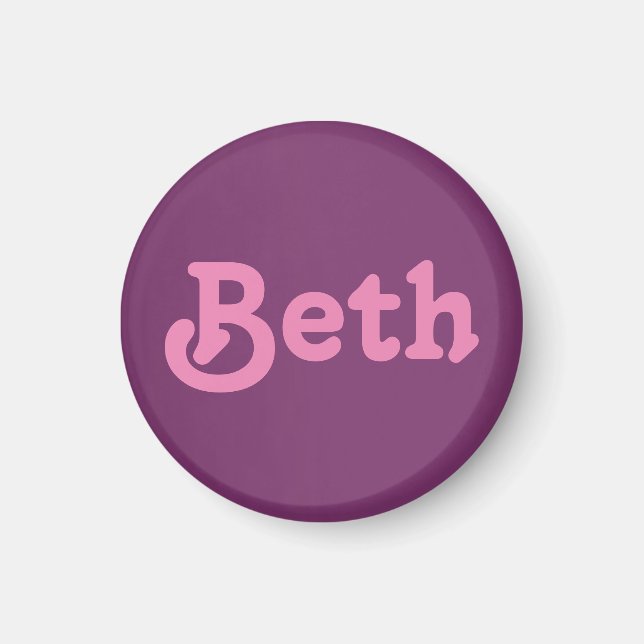 Magnet Beth (Framsidan)
