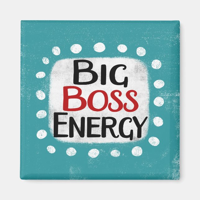 Magnet Big Chef Energy Refrigerator Magnet (Framsidan)