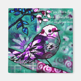 Magnet Bird Abstrakt Art med inspirerande ljud