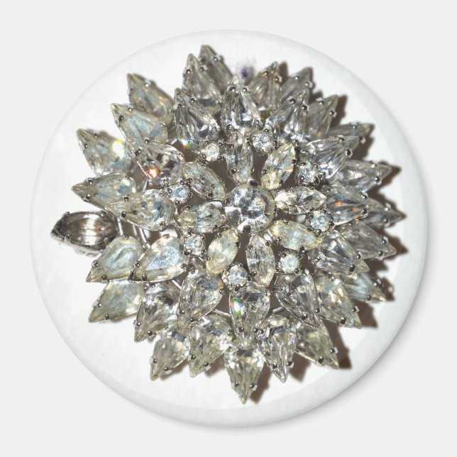 Magnet Bling Rockabilly Starburst Vintage Brooch (Framsidan)