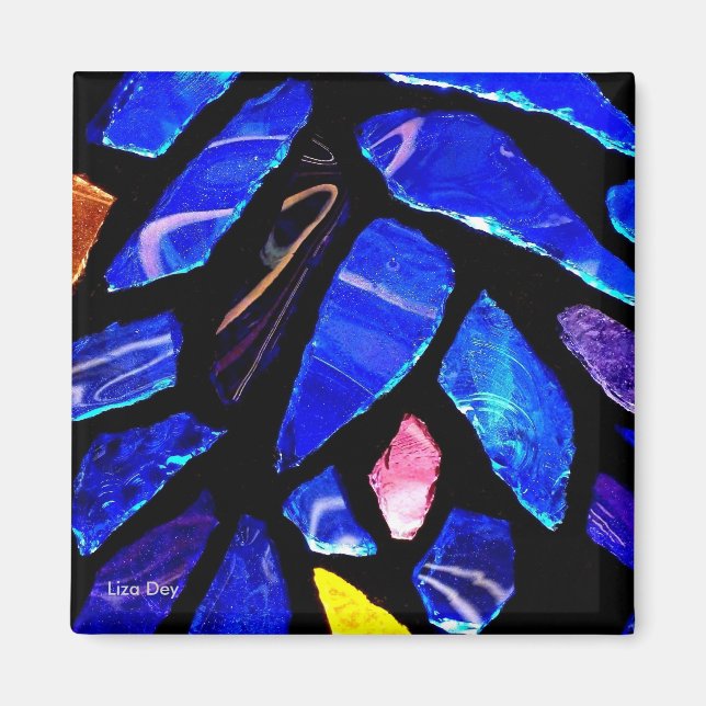 Magnet "Blue Glass" (Framsidan)