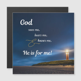 Magnet - Blue - Gud Sees-Hears känner mig