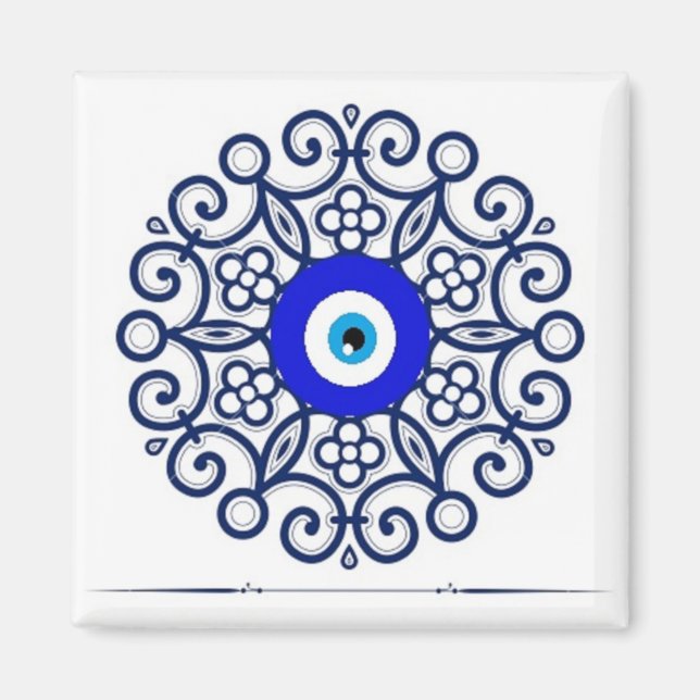 Magnet blue onde öga (Framsidan)