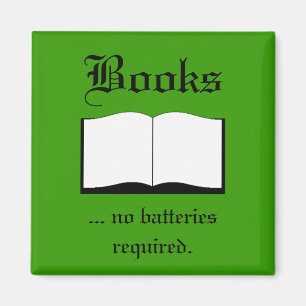 Magnet - Bokar ... inga batterier krävs