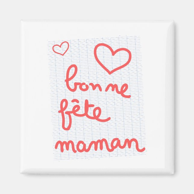 Magnet Bonne fête Maman (Framsidan)