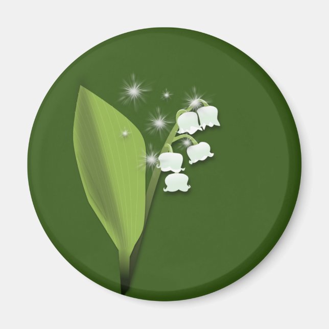 Magnet brin de muguet scintillant (Framsidan)