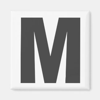 Magnet Buchstabe "M"