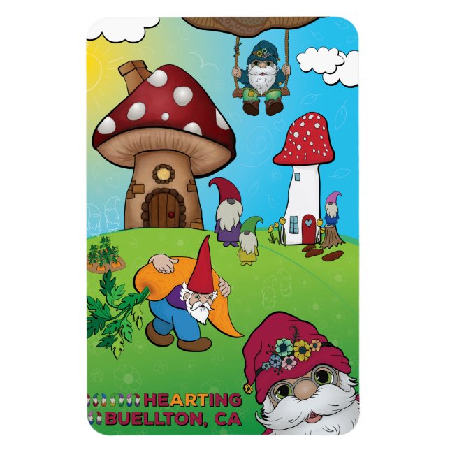 Magnet - Buellton’s Gnomes!  (Vertikal)