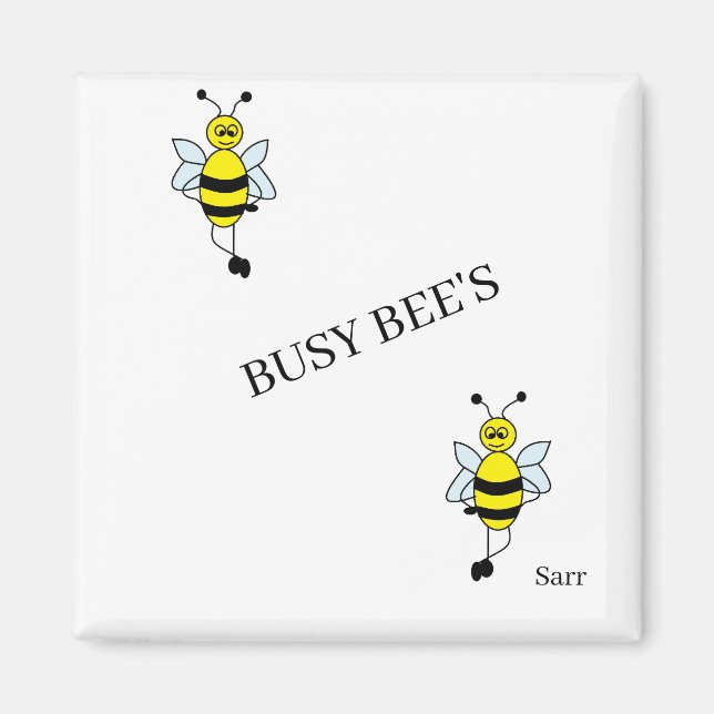 Magnet: Busy Bee's Magnet (Framsidan)