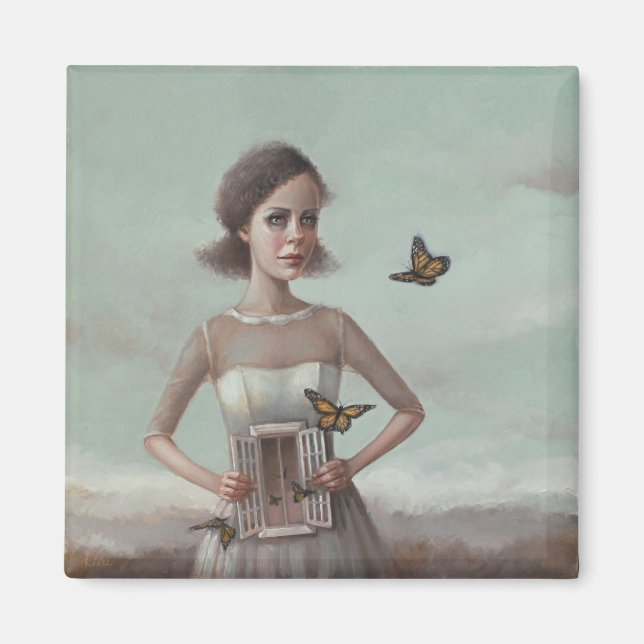 Magnet-Butterflies in the Stomach by Liese Chavez Magnet (Framsidan)