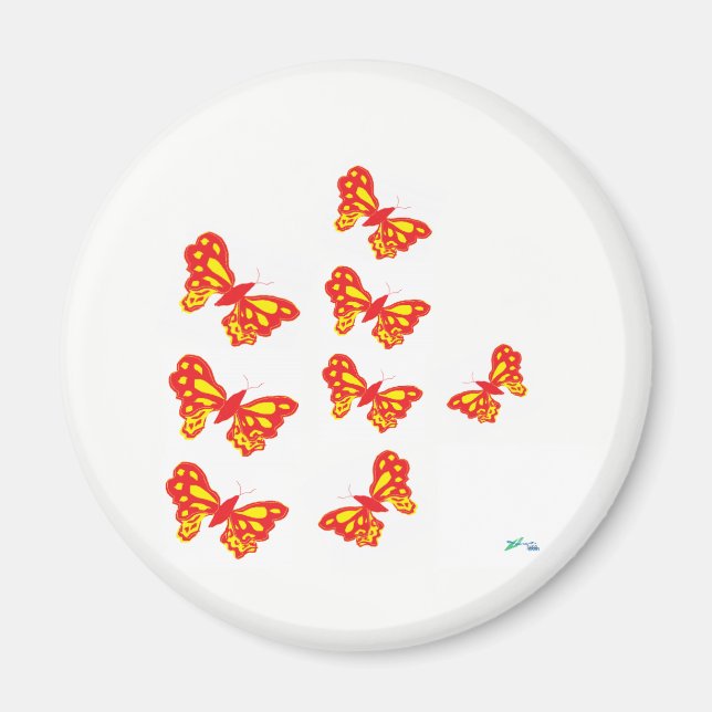 Magnet/ Butterflies Magnet (Framsidan)