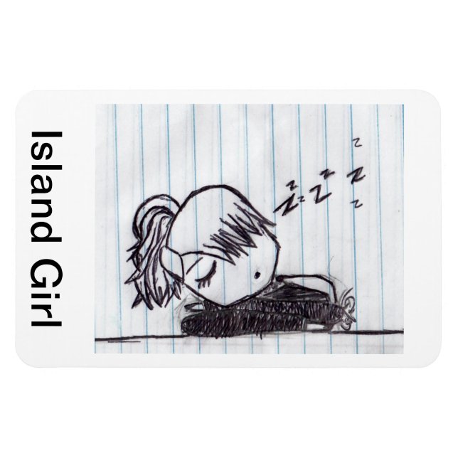 Magnet By Island Girl (Horisontell)