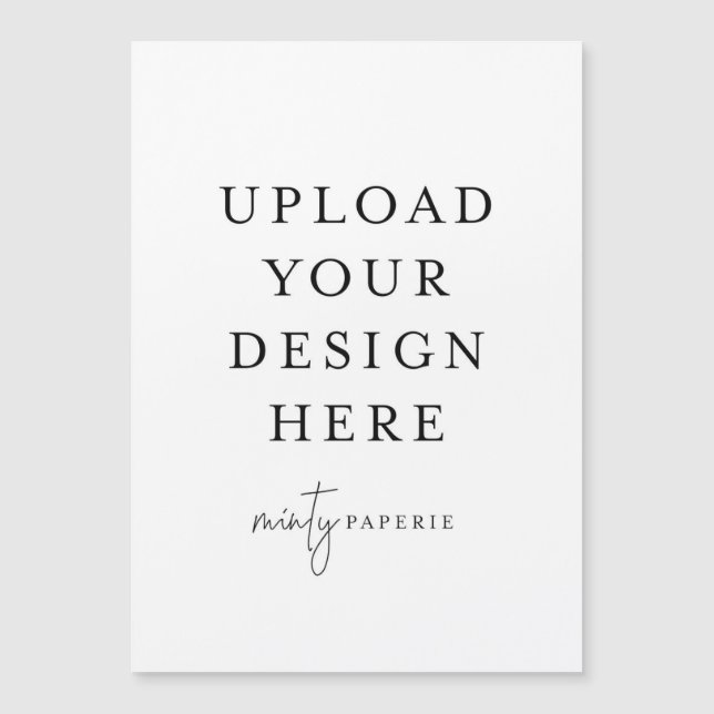 Magnet Card 5 tum x 7 tum Porträtt (Framsida)