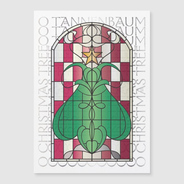 Magnet Card julgran (Framsida)