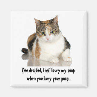 Magnet/cat i kommer att begrava poop när du begrav magnet