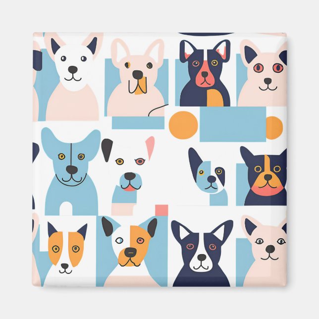 magnet chiens style picasso  (Framsidan)