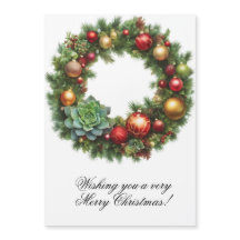 Magnet Christmas Card 5"x7"
