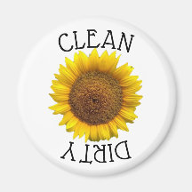 Magnet "Clean" med solros