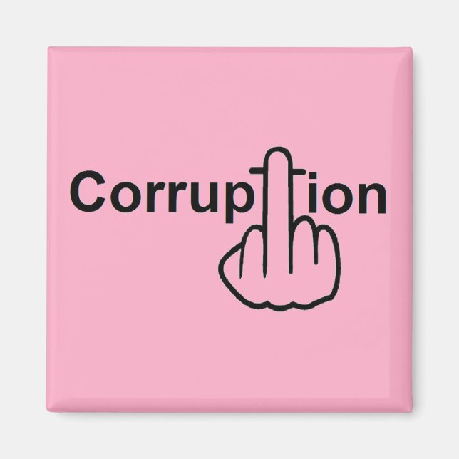 Magnet Corruption Sucks (Framsidan)