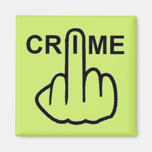 Magnet Crime är kriminellt (Framsidan)