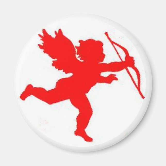 Magnet Cupid Red Plain (Framsidan)