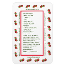 Magnet Cute Strawberry Recipe