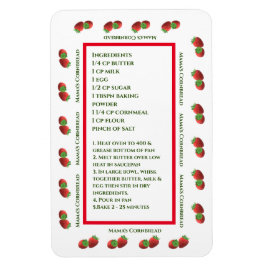 Magnet Cute Strawberry Recipe