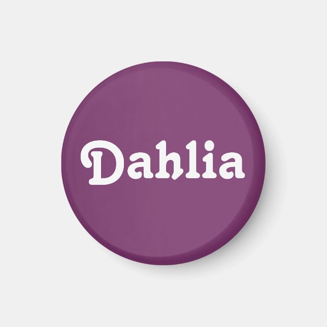Magnet Dahlia (Framsidan)