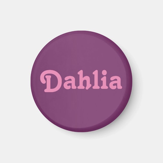 Magnet Dahlia (Framsidan)