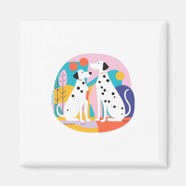 magnet dalmatiens (Framsidan)