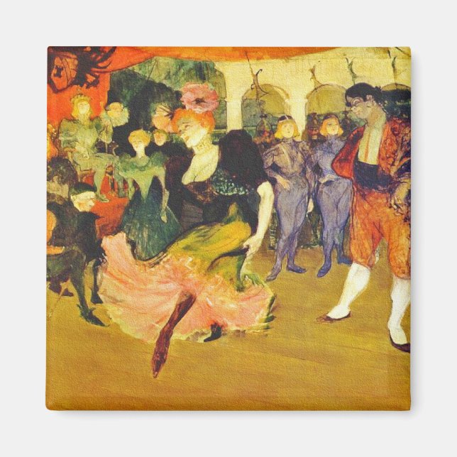 Magnet: Dancing the Bolero: Toulouse-Lautrec Magnet (Framsidan)