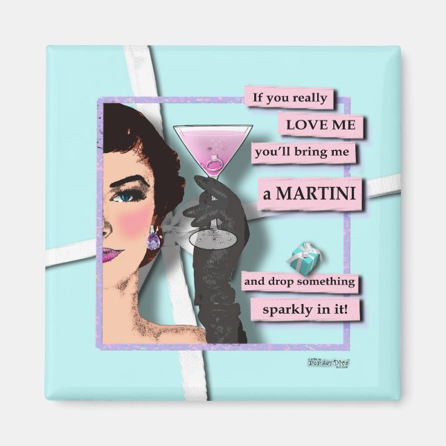 Magnet - Diamonds & Martinis (Framsidan)