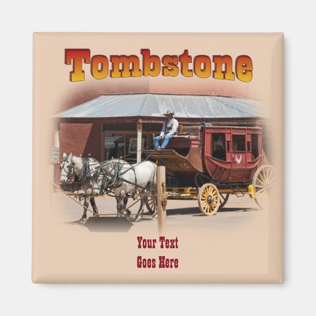 Magnet: Diligensritt #1 (kvadrera), Magnet (Framsidan)