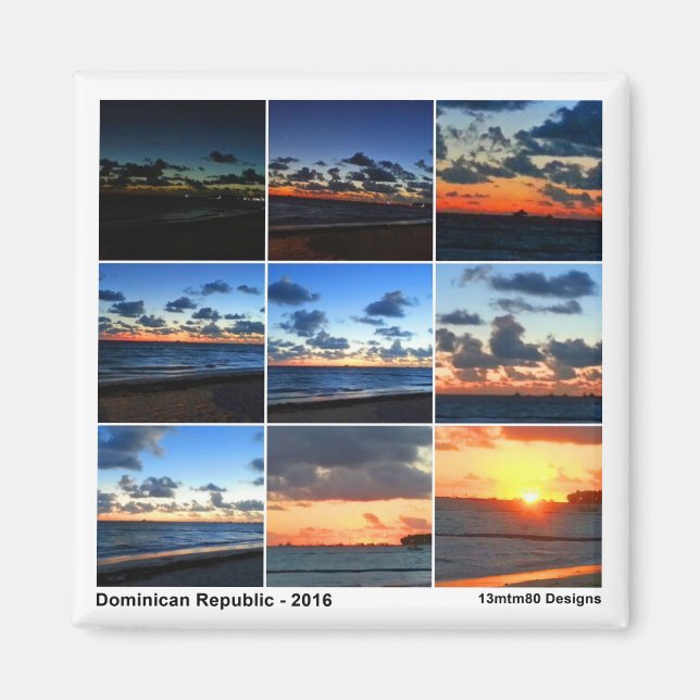 Magnet - Dominikanska republiken (Framsidan)