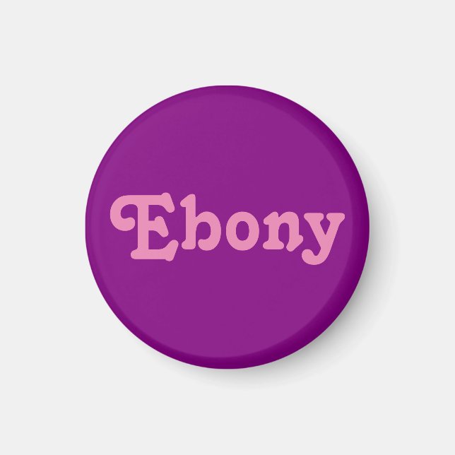 Magnet Ebony (Framsidan)