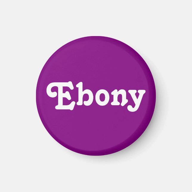 Magnet Ebony (Framsidan)