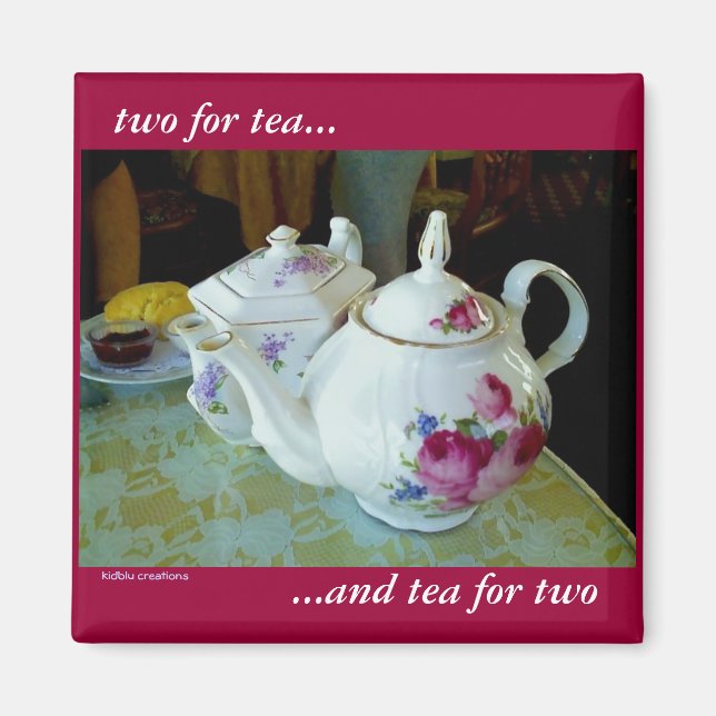 magnet - engelska tekannor (Framsidan)