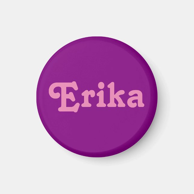 Magnet Erika (Framsidan)
