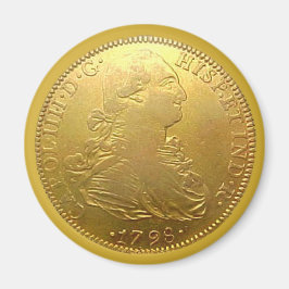 Magnet Faux Spain Guld Doubloon