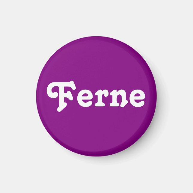 Magnet Ferne (Framsidan)