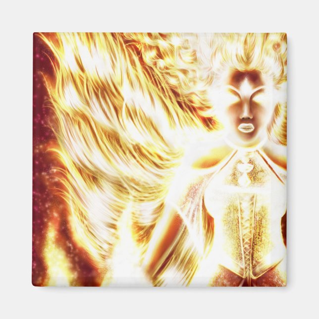 Magnet Fire Elemental Square av Nellis Eketorp (Framsidan)