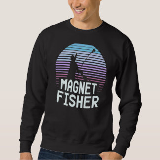 Magnet Fisher Fisherman Fisherman Fishing Magnets Lång Ärmad Tröja