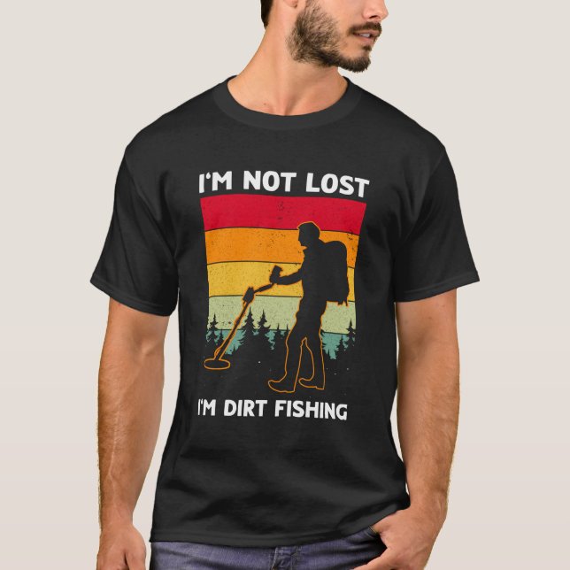 Magnet Fisher Verktyg Metall Detectorist Essential T Shirt (Framsida)