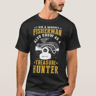 Magnet Fisherman, även känd som Treasure Hunter Fi T Shirt