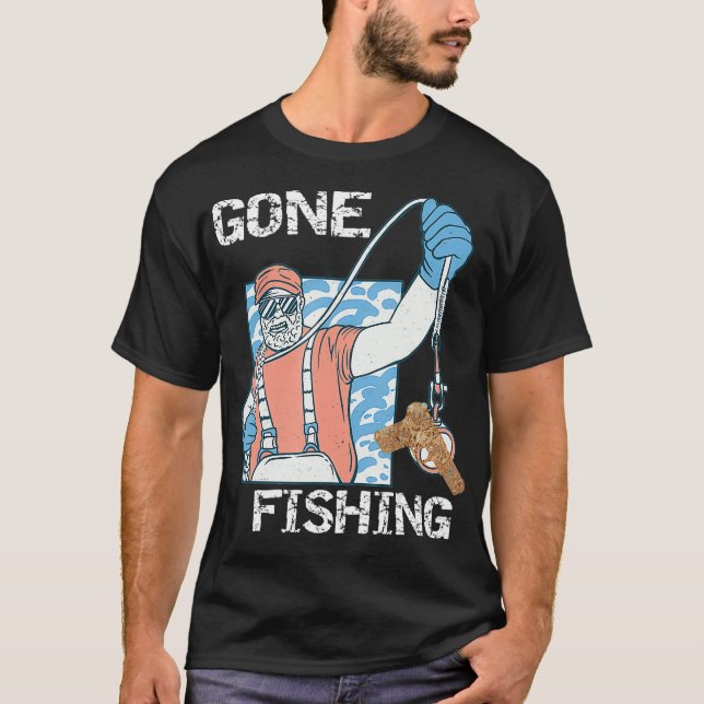 Magnet Fishing Design Fuy Magnet Fishing  T Shirt (Framsida)