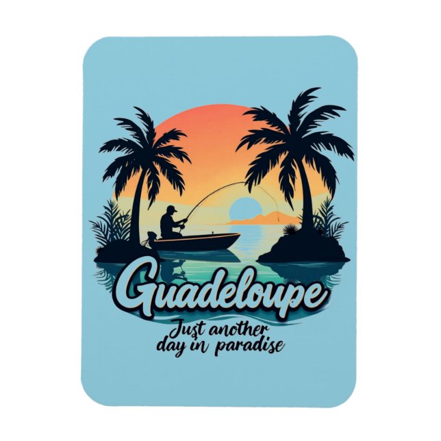 Magnet Flexible Guadeloupe Paradise (Vertikal)