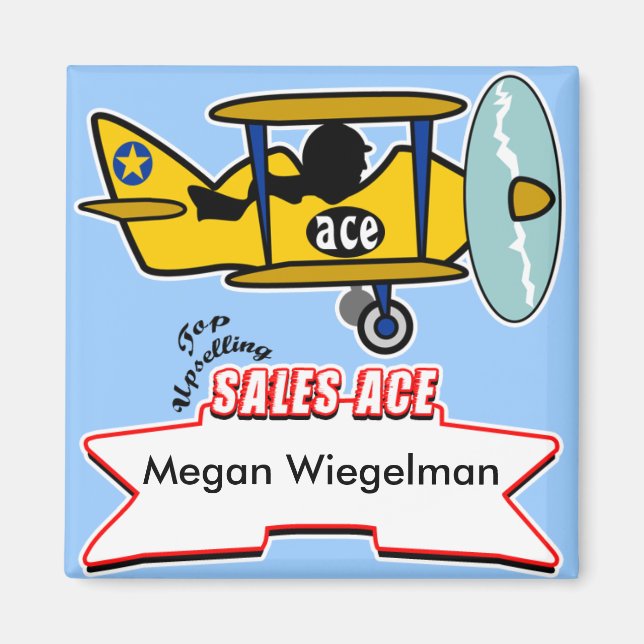 magnet flygplan (Framsidan)